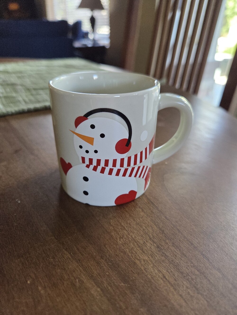 Crate & Barrel Holiday 2017 Joan Anderson 6oz Snowman Mug